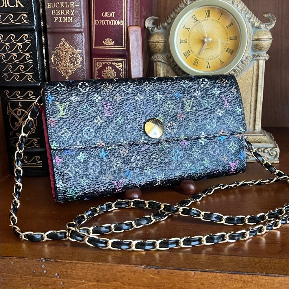 Louis Vuitton Multicolor Sarah Wallet EUC
